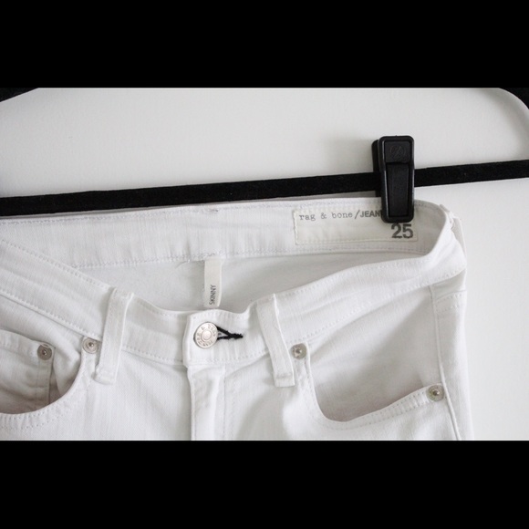 Rag & Bone White Skinny Jean - Picture 2 of 5